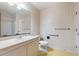 Full bathroom with single sink vanity and shower and tub combination at 2670 Turner Rd, Mebane, NC 27302