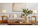 Comfortable living room featuring neutral tones and stylish decor at 2900 Old Trafford Way, Raleigh, NC 27606