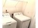 Laundry room with washer and dryer at 3007 Cypress Lagoon Ct, Durham, NC 27703