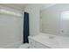 Bathroom featuring a shower/tub combo and a sink and vanity at 308 Grove Hall Ln, Mebane, NC 27302