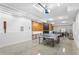 Basement with polished floors, workbench, and built-in storage; perfect for recreation and hobbies at 32430 Archdale, Chapel Hill, NC 27517