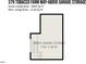 Above garage storage floor plan with dimensions 11'10