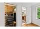 Walk-in closet with custom shelving and storage solutions at 4902 Brookhaven Dr, Raleigh, NC 27612