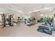 Well-equipped gym with modern machines, weights, and mirrored walls for a complete fitness experience at 523 S West St # 404, Raleigh, NC 27601