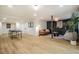 Finished basement offering flexible space for recreation and relaxation at 5312 Woodsdale Rd, Raleigh, NC 27606