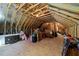 Unfinished attic space ready to be transformed into a bonus room or storage area at 64 Thousand Oaks Ct, Clayton, NC 27527