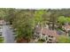 Aerial view of the home, highlighting its location surrounded by trees and neighborhood at 6568 English Oaks Dr, Raleigh, NC 27615