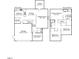 Detailed floor plan showcasing the layout of this two-story home including kitchen, bedrooms, and Gathering room at 6863 Paint Rock Ln, Raleigh, NC 27610