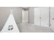 Bedroom featuring plush carpeting, neutral gray walls, and a decorative teepee for play at 704 Voyager Pl, Durham, NC 27712