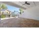 Expansive outdoor balcony features a tiled floor and views of the surrounding neighborhood at 730 Hopkins St, Durham, NC 27701