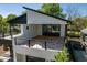 Beautifully designed two-story home featuring a spacious balcony and modern architectural details at 730 Hopkins St, Durham, NC 27701
