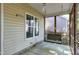 Back porch featuring a hanging swing at 837 Varina Ln, Fuquay Varina, NC 27526