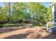 Spacious backyard with a brick patio at 906 Ingram Ct, Hillsborough, NC 27278