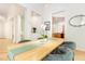 Elegant dining area with wooden table, comfortable seating, and ample natural light at 1011 Wood Sage Dr, Chapel Hill, NC 27516
