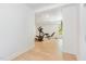 The home gym has exercise equipment and is easily accessible from other areas of the house at 1011 Wood Sage Dr, Chapel Hill, NC 27516