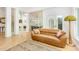 Stylish living room with hardwood floors, comfortable seating, and open layout at 1011 Wood Sage Dr, Chapel Hill, NC 27516
