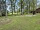 Expansive backyard with mature trees provides ample space for outdoor activities at 1031 Jackson Royster Rd, Henderson, NC 27537