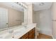 Bathroom featuring a double vanity and a combination tub and shower at 104 Dilworth Ct, Cary, NC 27513