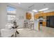 Bright eat-in kitchen with updated appliances and dining area is perfect for casual meals at 1322 Pebble Creek Xing, Durham, NC 27713