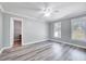 Spacious bedroom with two windows allowing ample natural light at 1433 Andersonwood Dr, Fuquay Varina, NC 27526