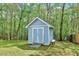 Close up of Backyard Storage Shed at 1433 Andersonwood Dr, Fuquay Varina, NC 27526