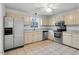 Well-equipped kitchen featuring stainless steel appliances and a practical layout at 1517 Laughridge Dr, Cary, NC 27511