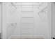 Unfurnished walk-in closet showcasing adjustable wire shelving, offering customizable storage solutions at 1601 Dairyland Rd, Chapel Hill, NC 27516