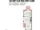 Detailed first-floor plan showcasing the kitchen, dining area, living room, and patio layout at 162 Grey Elm Trl, Durham, NC 27713