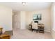 Office area with desk, chair, and white walls at 162 Grey Elm Trl, Durham, NC 27713