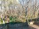 A view of trees in a wooded area beyond a wooden fence at 211 Milky Way Dr, Apex, NC 27502