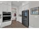 Spacious kitchen with modern appliances, walk-in pantry, and hardwood floors at 2432 Spindle Ct, Raleigh, NC 27603