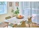 Bright dining area featuring modern table and chairs near a window at 2814 Sarah Ave, Durham, NC 27707
