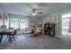 Bonus room showcasing a cozy reading nook, modern furniture, and stylish decor accents at 306 White Magnolia Ln, Fuquay Varina, NC 27526