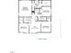 Second floor floorplan with four bedrooms each with walk-in-closets, two baths, and a laundry room at 306 White Magnolia Ln, Fuquay Varina, NC 27526