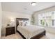 Cozy bedroom with a large window providing ample natural light at 317 Okamato St, Raleigh, NC 27603