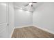 Bright, spacious bedroom with wood-look floors and neutral paint, ready for personalization at 400 W North St # 502, Raleigh, NC 27603