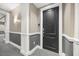 Stylish entrance with modern lighting and contemporary finishes offers a welcoming feel at 400 W North St # 502, Raleigh, NC 27603