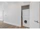 Convenient laundry room with washer and dryer included for easy, in-unit laundry at 400 W North St # 502, Raleigh, NC 27603