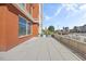 Expansive outdoor patio with views of city buildings and plenty of room for dining and relaxation at 400 W North St # 502, Raleigh, NC 27603