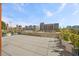 Expansive patio space, complete with greenery, providing ample space for relaxing and entertaining outdoors at 400 W North St # 502, Raleigh, NC 27603