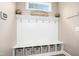 Charming mudroom with custom built-ins and ample storage space at 44 S Wilders Ridge Way, Clayton, NC 27527