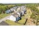 A neighborhood with well-kept lawns, sidewalks, and a mix of home exterior styles at 490 Boulder Point Dr, Chapel Hill, NC 27516