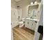 Bathroom with a shower and vanity at 50 Lakewood Dr, Roxboro, NC 27573