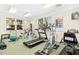 Well-equipped gym with modern exercise machines, offering a convenient fitness option for residents at 507 Presque Isle Ln # Bldg 500, Chapel Hill, NC 27514
