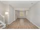 Spacious basement featuring wood-look flooring and neutral paint at 601 E Dynasty Dr, Cary, NC 27513