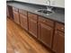 Bathroom vanity with stylish cabinets and sink at 6283 Harrisontown Rd, Rocky Mount, NC 27804