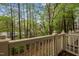 Enjoy the serene views from your private balcony, surrounded by lush trees at 708 Martin Luther King Jr. Blvd # E2, Chapel Hill, NC 27514