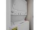 Stackable washer and dryer, perfect for maximizing space in your home at 708 Martin Luther King Jr. Blvd # E2, Chapel Hill, NC 27514