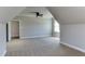 Bedroom featuring neutral walls and carpeting, complemented by natural light from the windows at 721 Shelley Rd, Raleigh, NC 27609