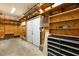 Spacious storage room with multiple shelves providing ample storage for tools, equipment, and supplies at 803 Driftwood Dr, Gibsonville, NC 27249